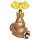 Apollo 121T-LF Series Bronze Globe Valve, Potable Water Service, Class 125, Inline, Threaded Bonnet, Bronze Seat, NPT Female