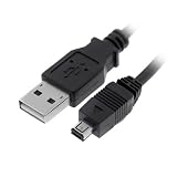 Buy 2.0 4 Pin Std USB A Male To 4 Pin Mini B Male,6ft by Ziotek