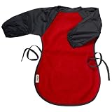 Silly billyz - 6060604 - Bavoir - Manches Longues - Easy Eater - Rouge et Bleu Marine - 8-24 moispar Silly billyz