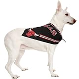 NBA Dog Bandana Team: Chicago Bulls, Size-See Size Chart Below: Medium / Large (10" H x 4" W x 1" D)