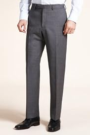 Autograph Pure Wool Flat Front Trousers [T15-0830A-S]