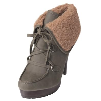 Journee Collection Womens Lug Sole High Heel Boot