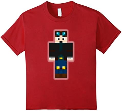 Kids Youtuber Shirt For Kids 6 Cranberry