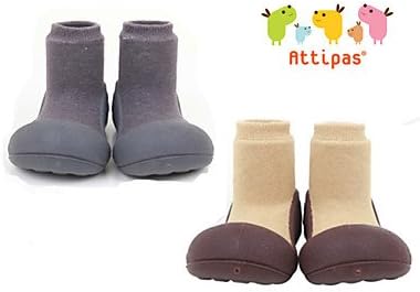 SJ - Attipas Super Lightweight Baby Girls Boys Infant Shoes Anti-slide First Walker Nutural Hurb Toddler Shoes No-toxic , Cream
