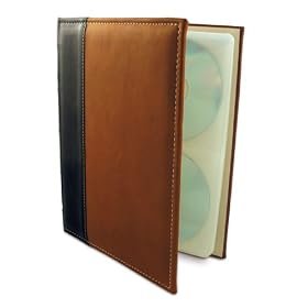 Bellagio-Italia CD/DVD Storage Binder (Brown)