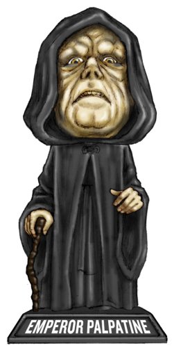 �ե���  Wacky Wobbler - Star Wars: Emperor Palpatine ����ӥ������ɥ� ����ӥ������� ����ɥ� ��ͥ ��ǥ� ���᡼�� �ե��� �����꡼ ���� ư�� �̿���
