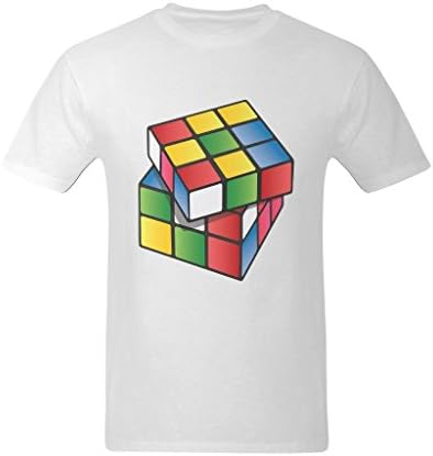 Phlijah Men's Rubik's Cube Model T-Shirt US Size Small