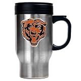 Great American Chicago Bears Free Form Logo Stainless Steel Travel Mug 16 Ounces