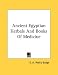 Ancient Egyptian Herbals and Books of Medicine