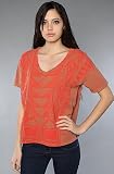 ONeill The Cobra Cropped V-Neck Tee,T-shirts for Women