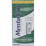 Mentadent replenishing white with liquid calcium anticavity fluoride toothpaste 3.5 oz
