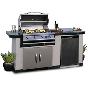 bbq grill with refrigerator