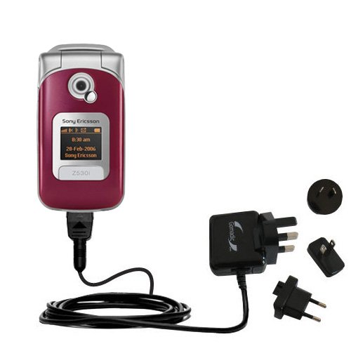 International Wall / AC Charger for the Sony Ericsson z530c - Gomadic Brand w/ TipExchange Technology