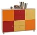 SB-Design 433-004 Kommode SOPHIA rot-orange-gelb