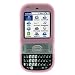 Palm Treo Centro 690 Smartphone Accessory Bundle - Flexible Soft Pink Silicone Case + Premium Clear Reusable LCD Screen Protector with Lint Cleaning Cloth By Ikross