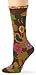 Ozone Women's Flower Camo Socks,Brown,One Size
