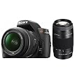 Sony DSLR DSLR-A390L 14.2MP Digital SLR Camera With 18-55/75-300MM Lenses