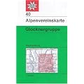 DAV Alpenvereinskarte 40 Glocknergruppe 1 : 25 000 Wegmarkierung: Topographische Karte