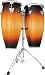 LP LPA646 - Vintage Sunburst Conga Set with Double Stand