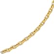 14K Yellow Gold Man's Links Bracelet - 8.75 inches