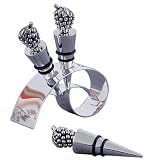 Review Silea  / Silea Set of 3 'Grapes' Wine Stoppers