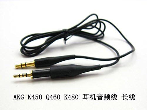 New Origianl Earmax Earphone Audio Cable for AKG K450 Q460 K480 , high quality replacement repair cable