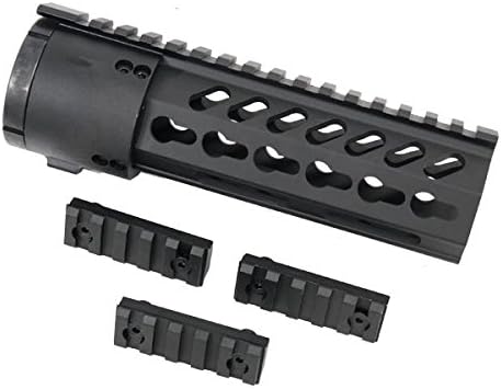 7" Slim Floating Free Key-mod with Removable Rails and Monolithic Top Rail for .223/5.56 By Veriforce Tactical
