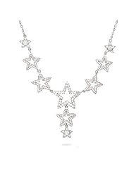 Sparkling Stars Sterling Silver Necklace