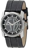 Fossil Gents Trend, Genuine Black Leather Strap, Big Tic Dial