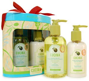 CUCINA Kitchen Hand Care Duo Gift Box - Lime Zest and Cypress