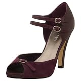  : Nine West Women's Oreta Ankle Strap Pump,Dk Purple Reptile,10.5 M US