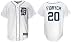 Fidrych #20 Detroit Tigers Majestic Replica Home Jersey - XX-Large