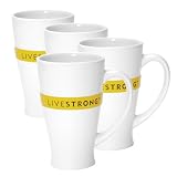 Livestrong by Chantal Latte Mug, Set of 4 by Chantal