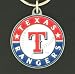 Zinc MLB Team Logo Key Ring - Texas Rangers
