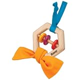 Sassy Earth Brights Wooden Hexagon Rattle Toy