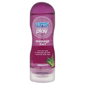 Durex - Lubrifiant Massage Aphrodisiaque Play 2in1 - Non Gras - Vitamin E -  200ml