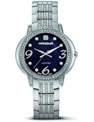 Hanowa Womens 16-7024.04.007 Starlight Black Mother-of-Pearl Swarovski Steel Watch
