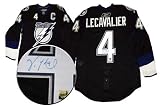 Vincent Lecavalier Signed Jersey Tampa Bay Lightning Pro Dark