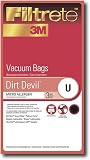 Filtrete Dirt Devil U MicroAllergen Bags, 3 Bags Per Pack