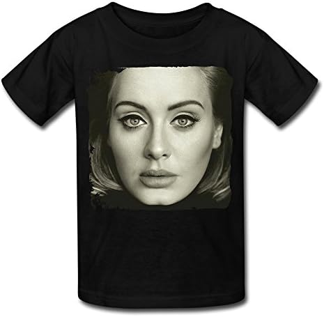 RIen Big Boy' Girl's Adele Adkins Adele Hello Album 25 T-Shirt - L Black