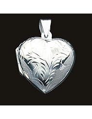 Sterling Silver Domed Heart Locket