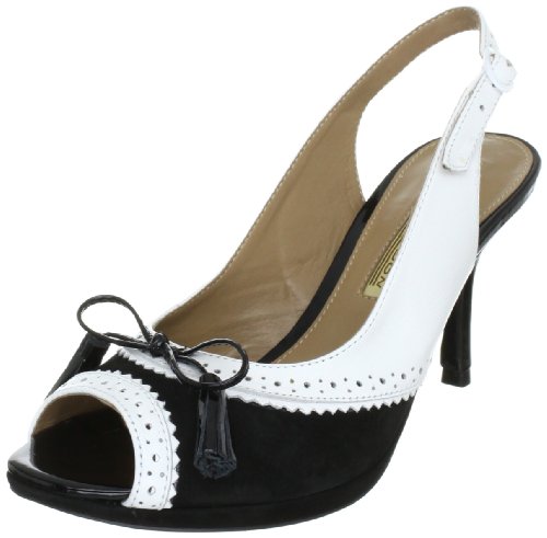 Buffalo London 18852-804 NOBUCK MESTIC PATENT 126749, Damen Sandalen/Fashion-Sandalen, Schwarz (BLACK322), EU 40