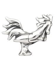 925 Sterling Silver Rooster Bird Bead, For Chamilia, Pandora, Biagi, Personality, Reflections And More Charm Bracelets