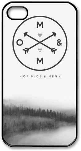 Customized iPhone Case Of Mice and Men Music Band Printed Durable Hard iPhone 4 4S Case Cover
