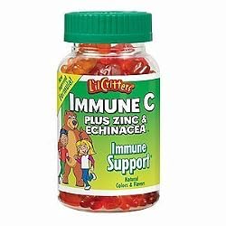 L'il Critters Immune C Plus Zinc & Echinacea Immune Booster 200 Gummy Bears