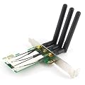 Mini PCI-E to PCI-E Wireless adapter +3 antenna WiFi