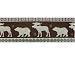 MOOSE lodge BEAR prepasted WALL PAPER BORDER wallpaper