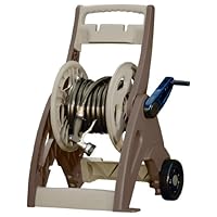 Suncast 175-Foot Capacity Hosemobile Garden Hose Reel Cart, Bronze/Taupe JNF175B