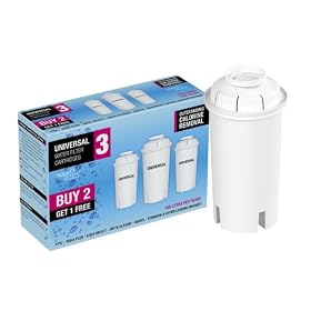 Aqua Optima 3 Pack Universal Water Filter Fits Brita* Classic and most leading brands.