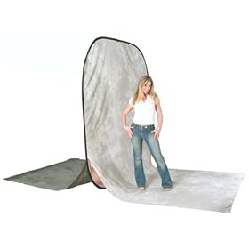 Lastolite LL LB67WD 6 x 7 Feet Collapsible Reversible Background with Train (Washington/Dakota)